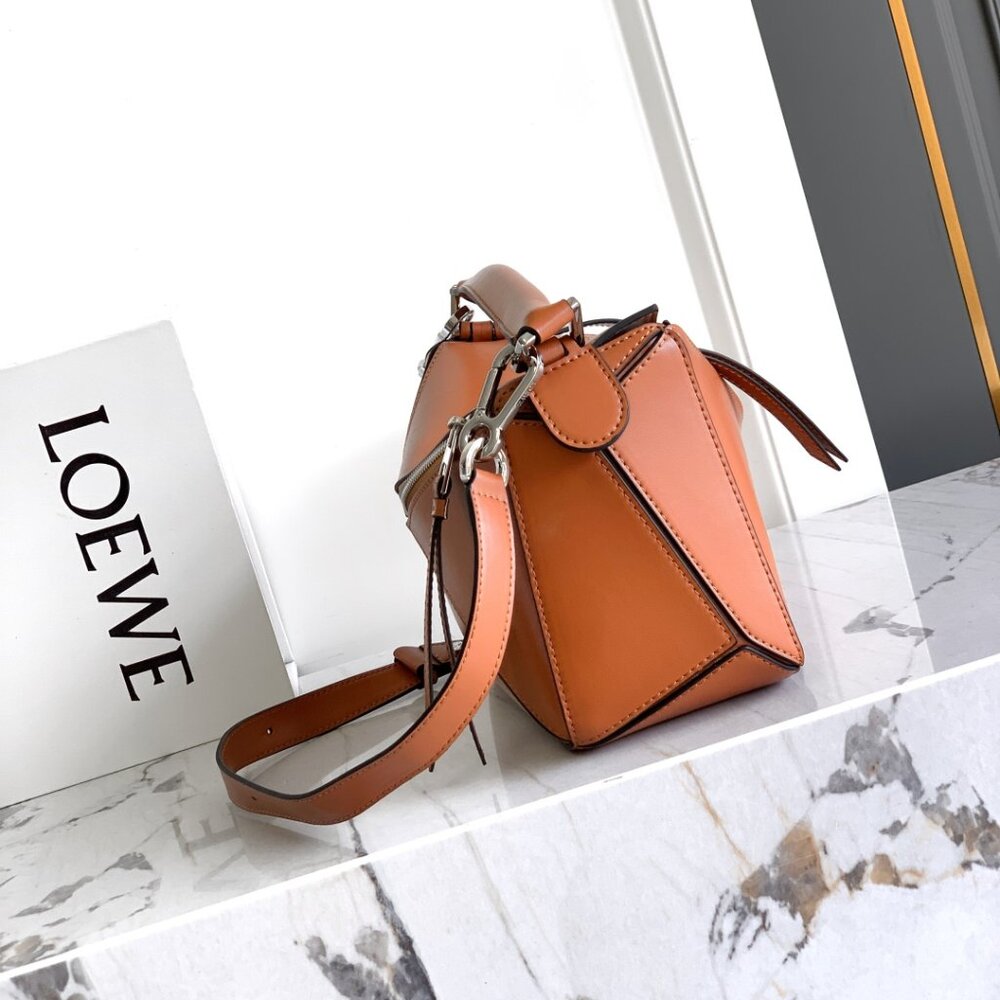 LOEWE Puzzle small geometric patchwork crossbody … - image 2